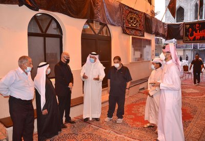 محافظة المحرق تتفقد التزام المآتم بالإجراءات الصحية والاحترازية 