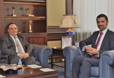 وزير شوون الكهرباء والماء يستقبل النائبان د.هشام العشيري وعمار آل عباس