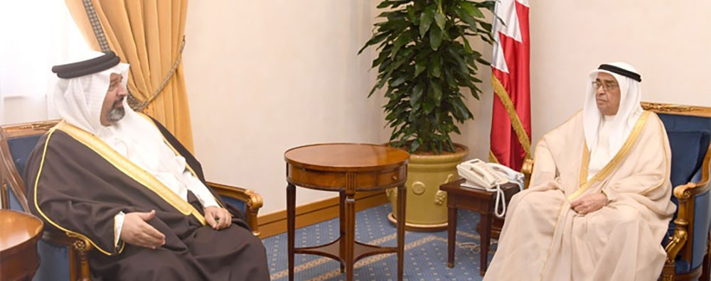 سمو الشيخ محمد بن مبارك يستقبل الشيخ أحمد بن محمد