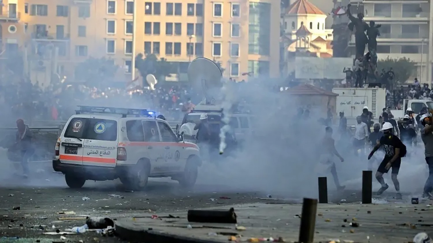 الجيش اللبناني: جرح 105 جنود بينهم 8 ضباط بمواجهات أمس
