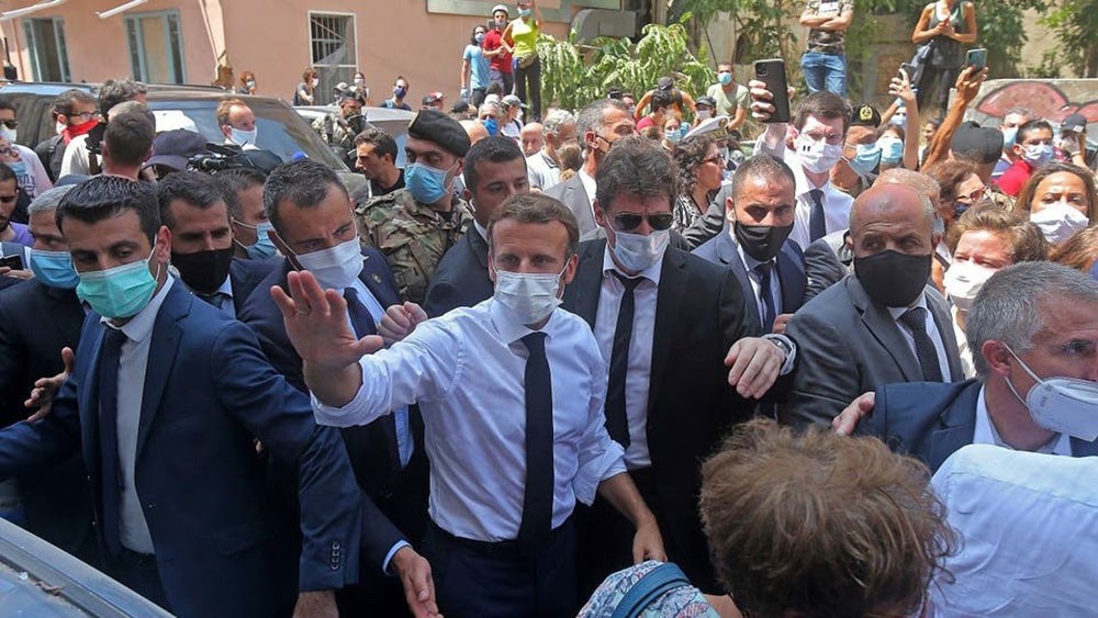 ماكرون يهدد بفرض عقوبات على شخصيات سياسية لبنانية