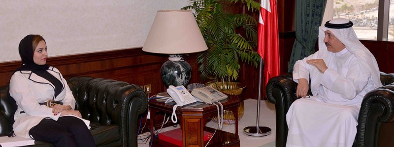 حميدان يبحث مع النائب زينب عبد الأمير جهود استقطاب الشباب لمنشآت القطاع الخاص