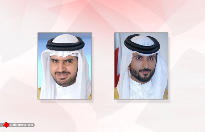 ناصر بن حمد يتلقى برقية تهنئة من عيسى بن علي
