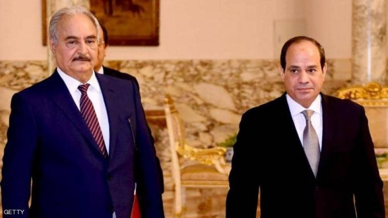  حفتر يتسلم رسالة "هامة" من السيسي