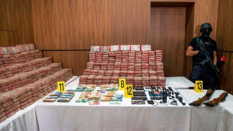  الشرطة المغربية تضبط شحنة مخدرات ضخمة
