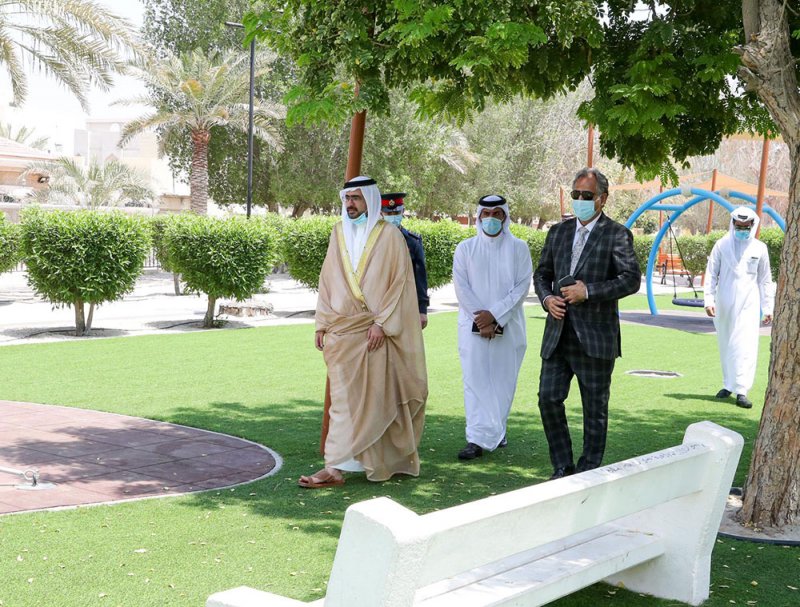 سمو محافظ الجنوبية يتفقد أعمال تطوير  المرافق الخدمية والتنموية في منطقة الرفاع 