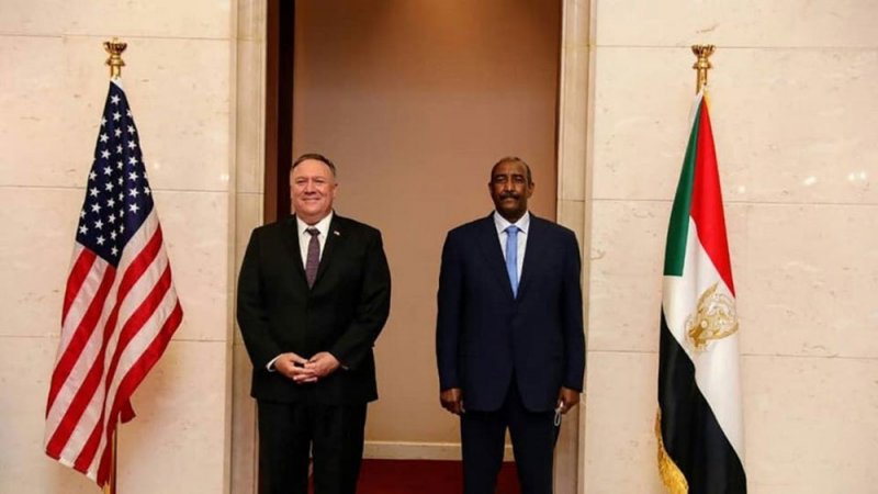 البرهان لبومبيو: دعم أميركا يسرع التحول الديمقراطي بالسودان