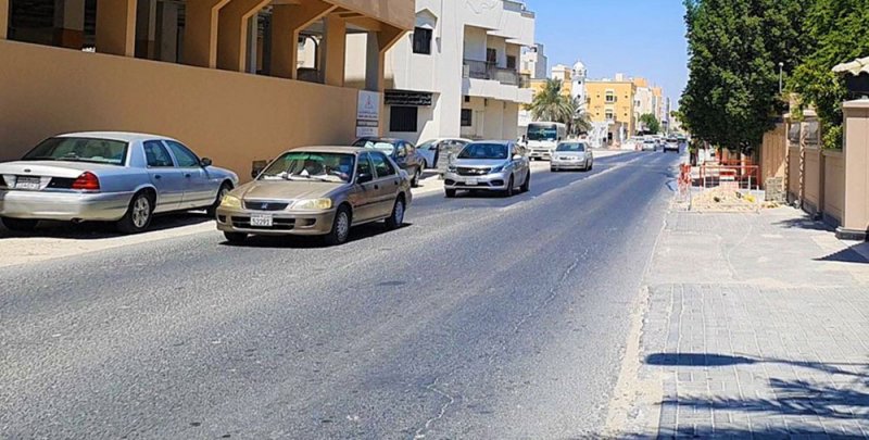 (الأشغال): بدء العمل في تطوير شارع الشيخ حمود بن صباح بالرفاع