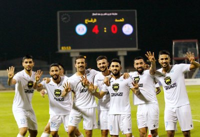 بالصور: السماوي يضرب بقوة ويجرع الحد مرارة الرباعية