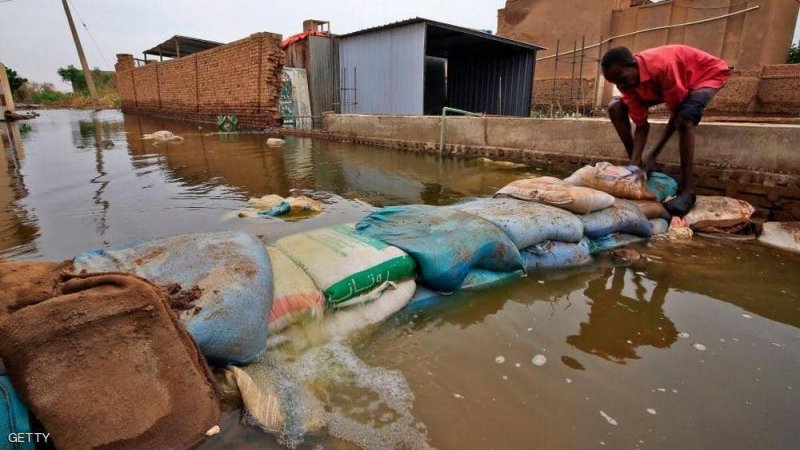 ارتفاع حصيلة ضحايا فيضانات السودان..  ودمار هائل بالمنازل