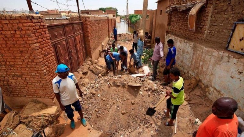 السودان.. 106 قتلى ضحايا الفيضانات