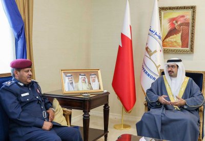 محافظ المحافظة الجنوبية يستقبل نائب المفتش العام