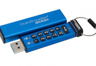 كينغستون تطرح إضافة بسعة 128 غيغابايت إلى  USB المشفرة