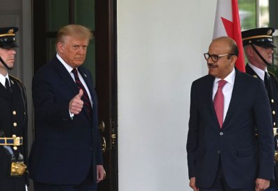 ترمب يبدأ باستقبال الوفود المشاركة في توقيع اتفاق السلام