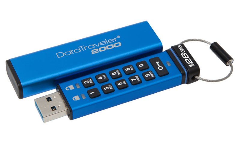 كينغستون تطرح إضافة بسعة 128 غيغابايت إلى  USB المشفرة