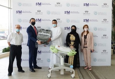إنفينيتي الشرق الأوسط ترسل دفعة من مقاعد السيارات المخصصة للأطفال 