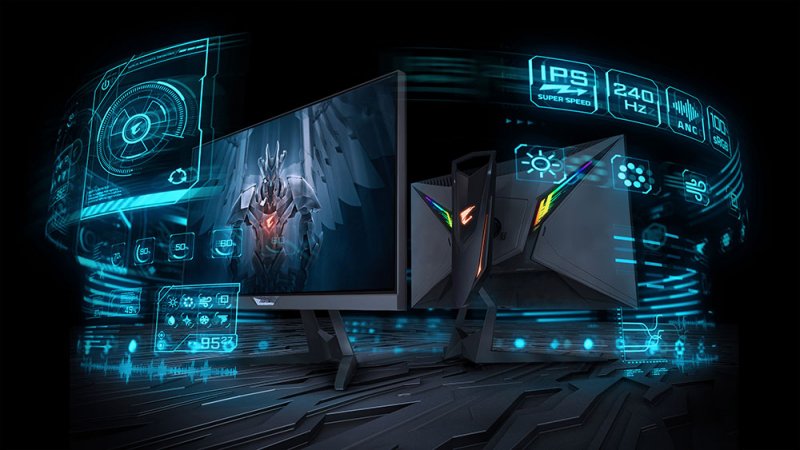 غيغابايت تطلق شاشتها Aorus FI25F