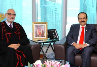 الدكتور ميرزا يستقبل القس هاني عزيز لبحث مجالات التعاون المشترك