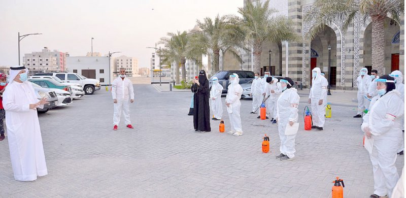 الجيران يشارك بحملة تطهير في البسيتين