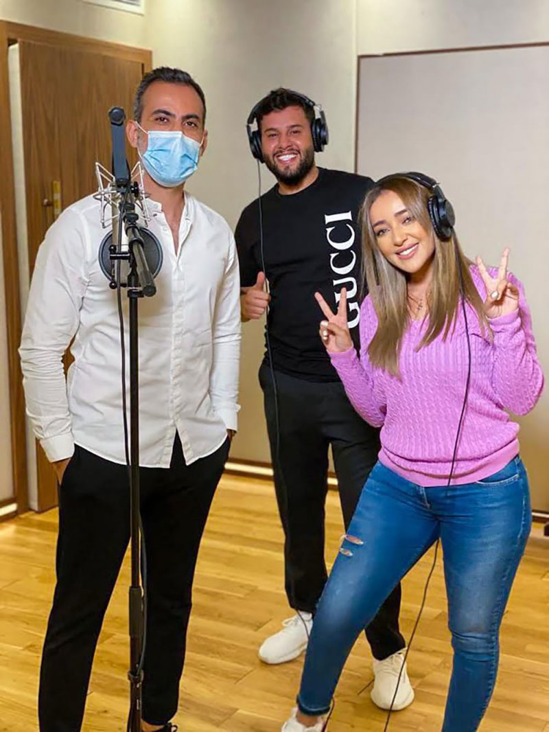 محمد السالم وجميلة في ديو و " بالبنط العريض" ثالثهما
