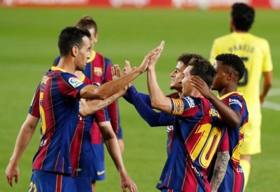 الدوري الاسباني: انتصار عريض لبرشلونة وسداسية لاتلتيكو مدريد بينها ثنائية لسواريز