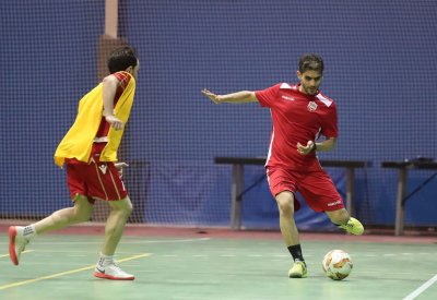 بالصور.. منتخب كرة الصالات يستعد لبطولة آسيا