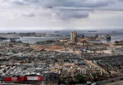 العثور على 4 أطنان من "نترات الأمونيوم" في مرفأ بيروت