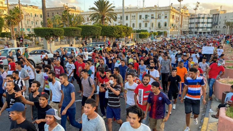 حراك ليبيا يعلن استئناف مظاهراته ضد حكومة الوفاق