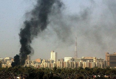 الجيش العراقي يعلن سقوط صاروخين قرب المنطقة الخضراء