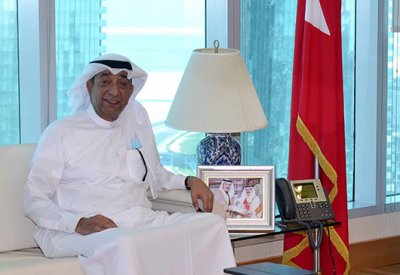 حميدان يبحث تعزيز التعاون المشترك مع رئيس غرفة تجارة وصناعة البحرين