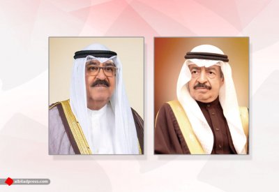 سمو رئيس الوزراء يهنئ سمو الشيخ مشعل الأحمد الجابر الصباح بتعيينه وليًا للعهد بدولة الكويت
