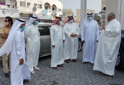 مدير عام بلدية "الجنوبية" يقوم بجولة استطلاعية في مدينة عيسى  