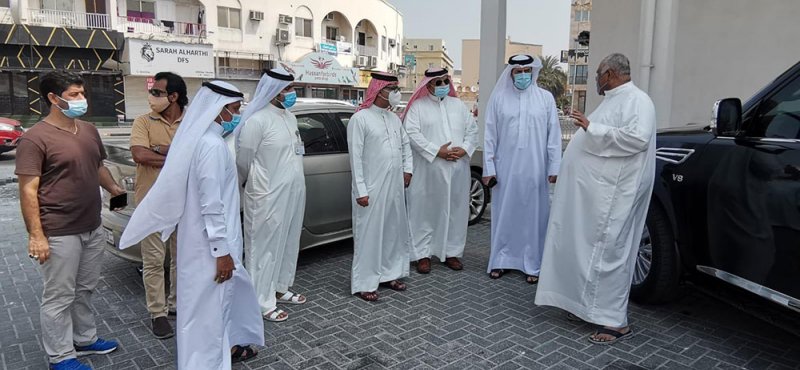 مدير عام بلدية "الجنوبية" يقوم بجولة استطلاعية في مدينة عيسى  