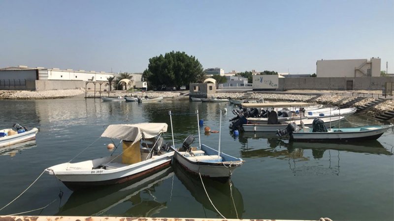 البدء بتنفيذ مزلق القوارب في مرفأ القرية 