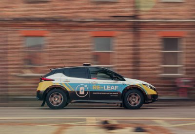 نيسان RE-LEAF توفر الطاقة عند الحاجة إليها أينما كان