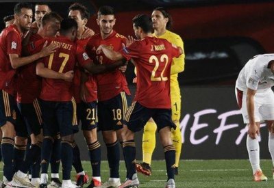 المنتخب الأسباني يعزز صدارته في دوري أمم اوروبا بفوزه على المنتخب السويسري