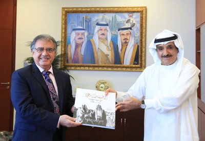سلمان بن عبدالله يشيد بكتاب آل خليفة وآل سعود ـ الزيارات المتبادلة