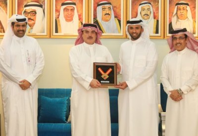 رئيس الاتحاد البحريني لكرة القدم يستقبل رئيس نادي الحد