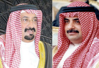 سمو الشيخ سلمان بن خليفة يهنئ رئيس نادي المحرق