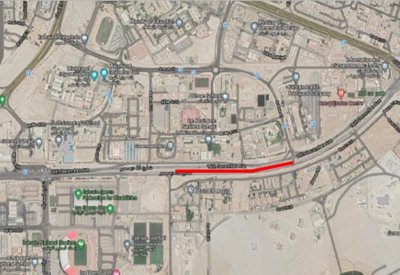 الأشغال: غلق مسارات على شارع الشيخ خليفة بن سلمان وشارع 16 ديسمبر