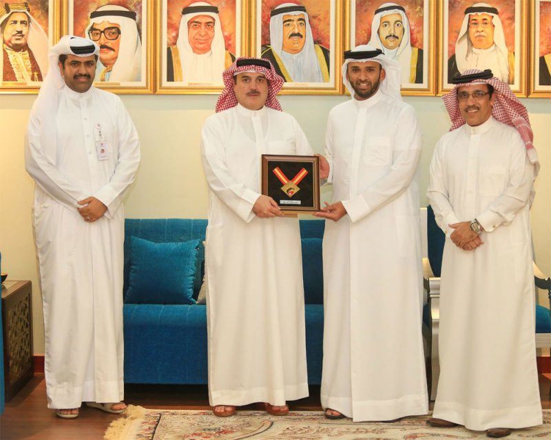 رئيس الاتحاد البحريني لكرة القدم يستقبل رئيس نادي الحد