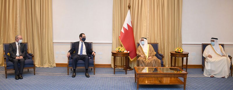 سمو نائب رئيس مجلس الوزراء يستقبل الوفد الأمريكي الإسرائيلي المشترك