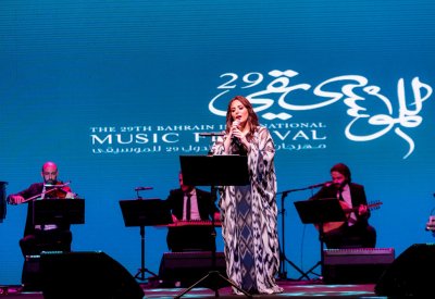 الفنانة العالمية عبير نعمة تحيي أولى حفلات مهرجان البحرين الدولي للموسيقى