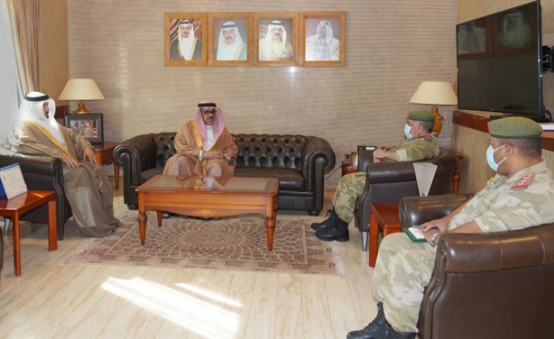 مدير أركان الحرس الوطني يستقبل النائبين الذوادي والمالكي