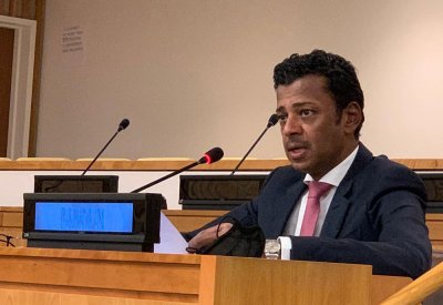المندوب الدائم لدى الأمم المتحدة يشارك في جلسة المناقشة العامة للجنة المسائل السياسية الخاصة