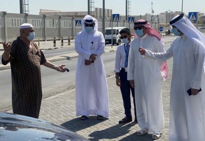 مدير عام بلدية "الجنوبية" يتفقد احتياجات الدائرة الخامسة