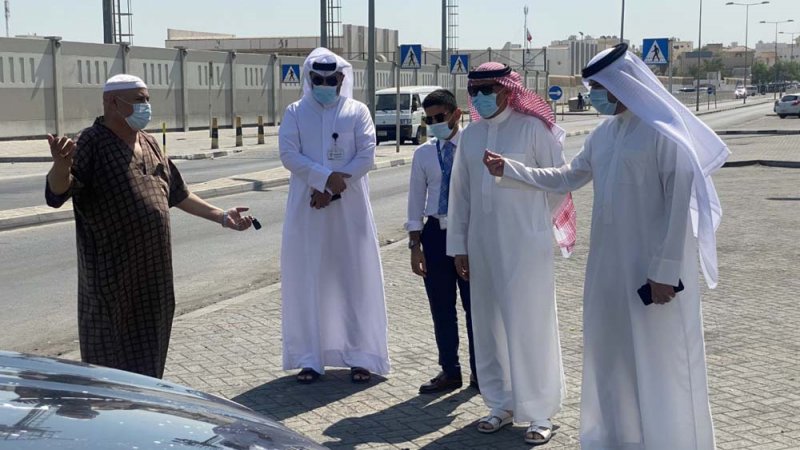 مدير عام بلدية "الجنوبية" يتفقد احتياجات الدائرة الخامسة