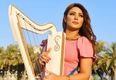 سلفيا محمد: آلة الهارب سحرتني بشكل كبير