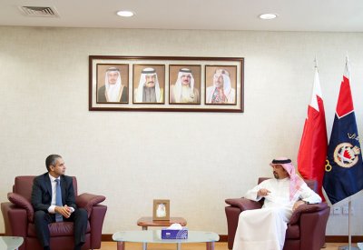 رئيس الجمارك يستقبل الرئيس التنفيذي لمجلس التنمية الاقتصادية