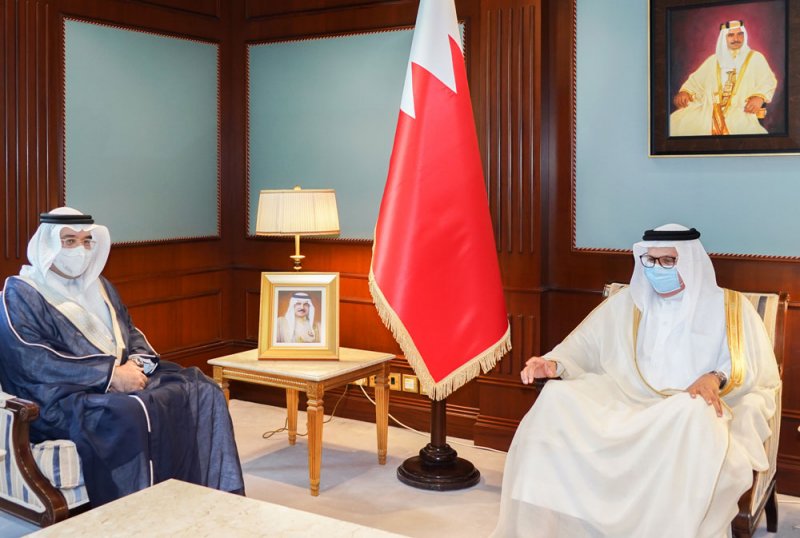 سعادة وزير الخارجية يستقبل سعادة النائب أحمد صباح السلوم